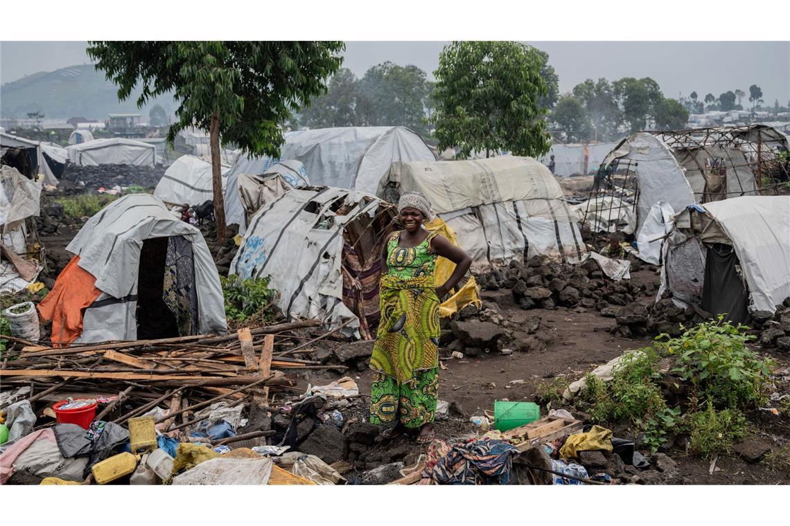 Im Ostkongo leben bis zu vier Millionen Binnenflüchtlinge oft unter sehr beengten Verhältnissen. (Archivbild)
