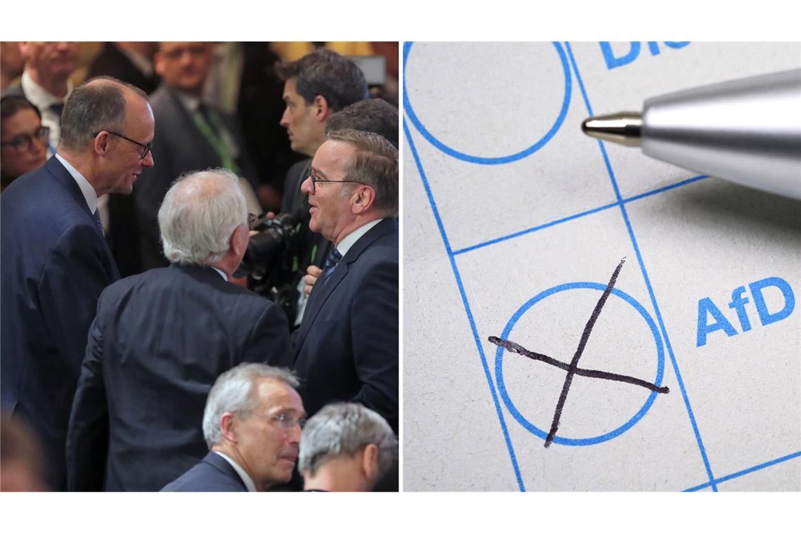 Im „Politbarometer“ des ZDF ist die in Teilen rechtsextreme AfD erstmals stärkste Kraft. Die Umfrage erhebt auch Daten zur Beliebtheit von Politikern. Wie schnitten Merz, Pistorius und Co. ab?