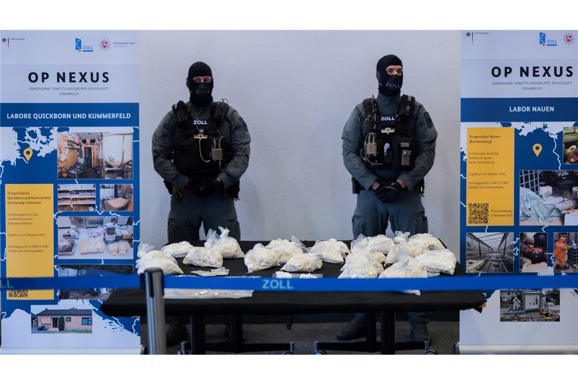 Im Rahmen internationaler Ermittlungen sind auch in Deutschland mehrere Drogenlabore entdeckt worden.