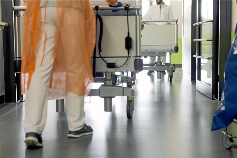 Im Rems-Murr-Klinikum. 