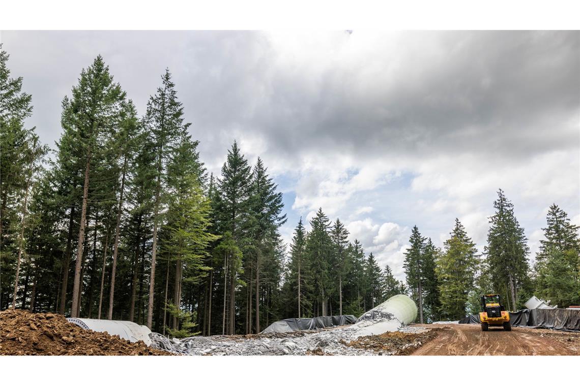 Turm von Windkraftanlage im Schwarzwald wird gesprengt Im Schwarzwald steht wieder eine Sprengung an