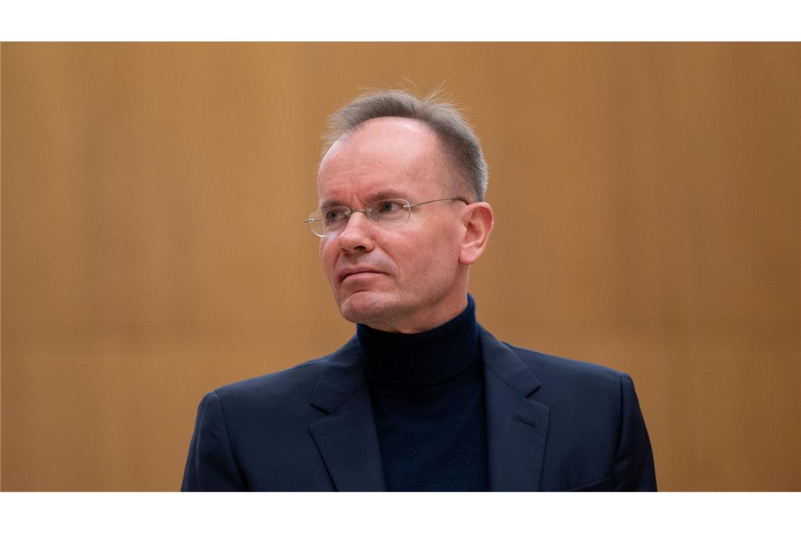 Wirecard-Musterprozess beginnt mit Watschn - für ein Gericht Im Strafprozess Angeklagter, im parallelen zivilrechtlichen Musterverfahren der Beklagte: Ex-Wirecard-Chef Markus Braun.