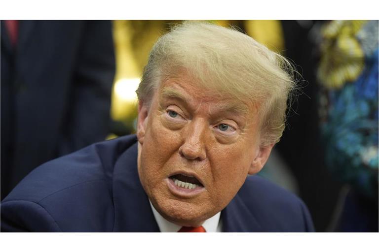 Im Streit mit Elon Musk teilt US-Präsident Donald Trump erneut öffentlich gegen den Chef des Elektroautokonzerns Tesla aus (Archivbild).