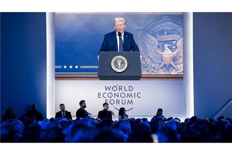 Im vergangenen Jahr hatte sich Trump zuschalten lassen. (Archivbild)