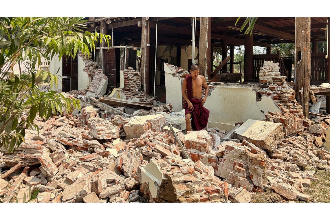 Zwischen Panik und Sirenen: Bangkok erlebt seltenes Erdbeben Im von einer Militärjunta gebeutelten Myanmar gibt es große Schäden.