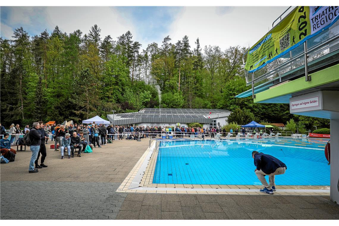 Im Wonnemar-Freibad war ordentlich was los.