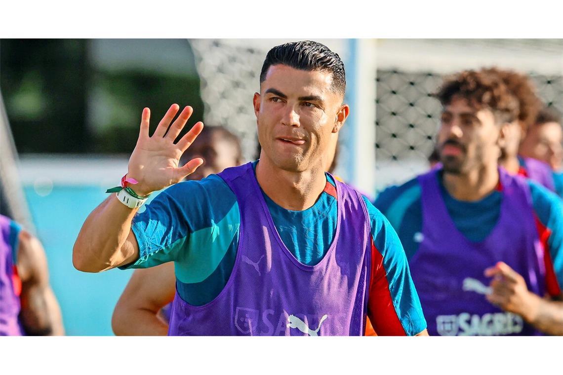 Immer noch fit – auch mit solzen 41 Jahren kann bei Cristiano Ronaldo von Abschied noch keine Rede sein.