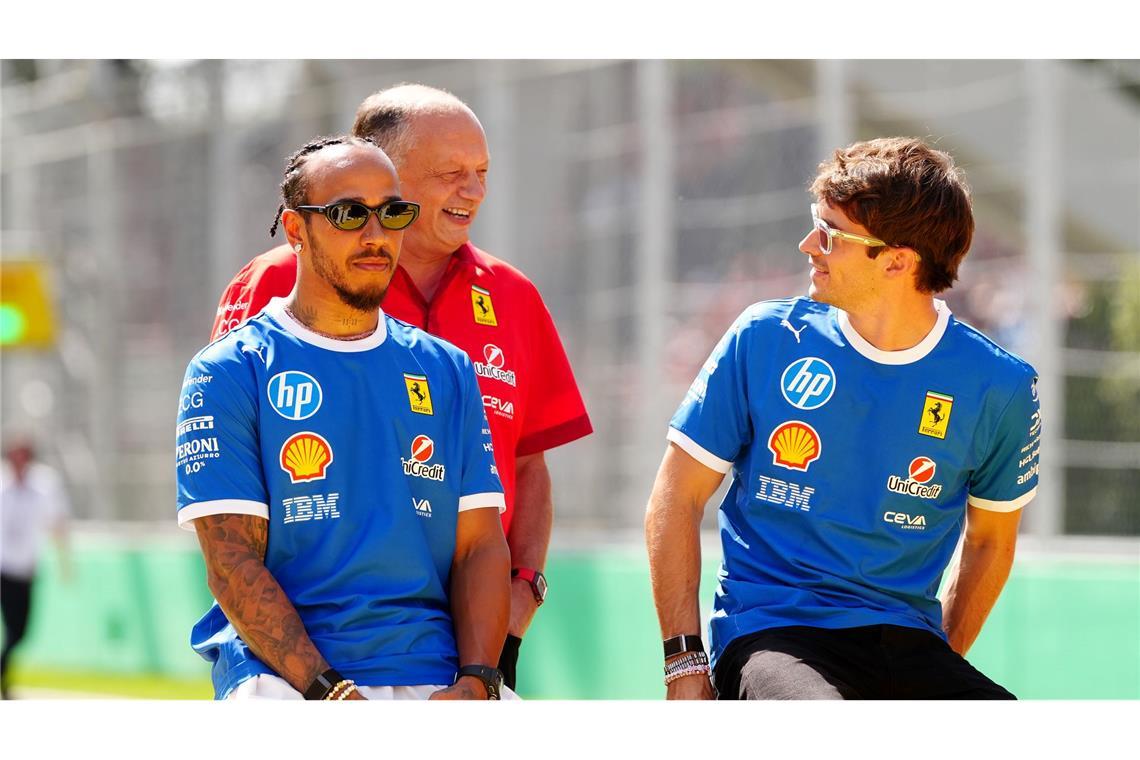Nach Ferrari-Frust von Baku: Nachtfahrt für Formel-1-Stars Immer wieder gibt es auch Misstöne im Ferrari-Team.