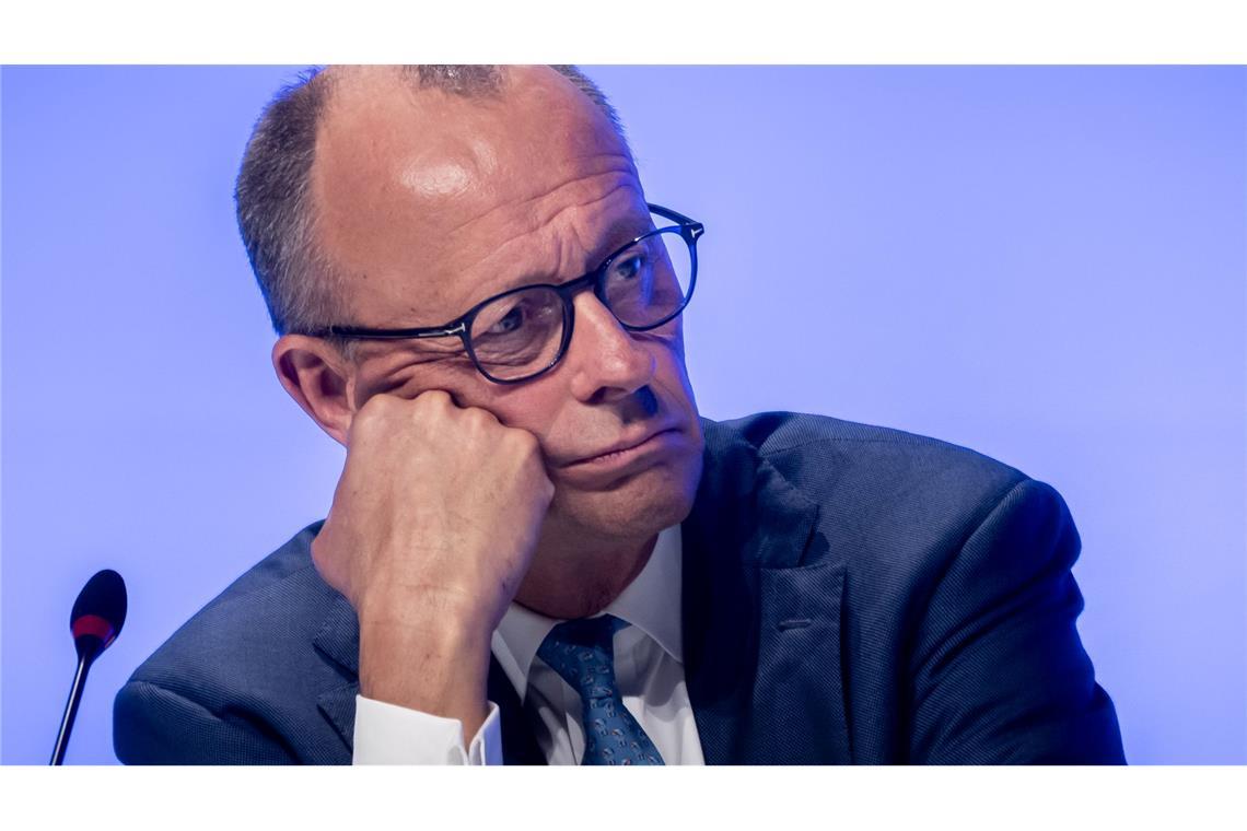 Immer wieder muss Bundeskanzler Friedrich Merz (CDU), hier kürzlich auf einer Veranstaltung des CDU-Wirtschaftsrates, um Mehrheiten für die Koalitionsprojekte bangen. (Archivfoto)