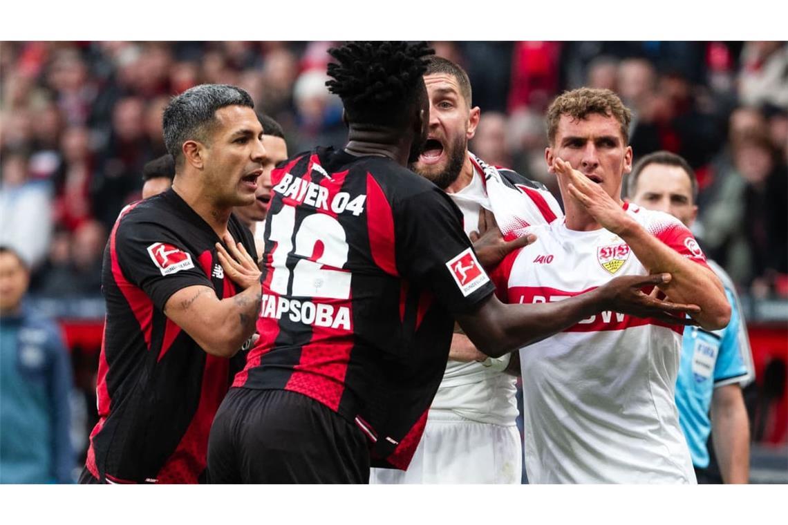 Impressionen vom VfB-Spiel bei Bayer Leverkusen