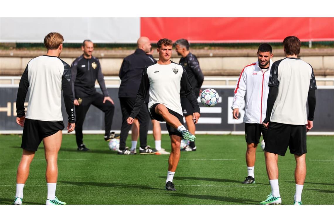 Impressionen vom VfB-Training am 19. Oktober 2026