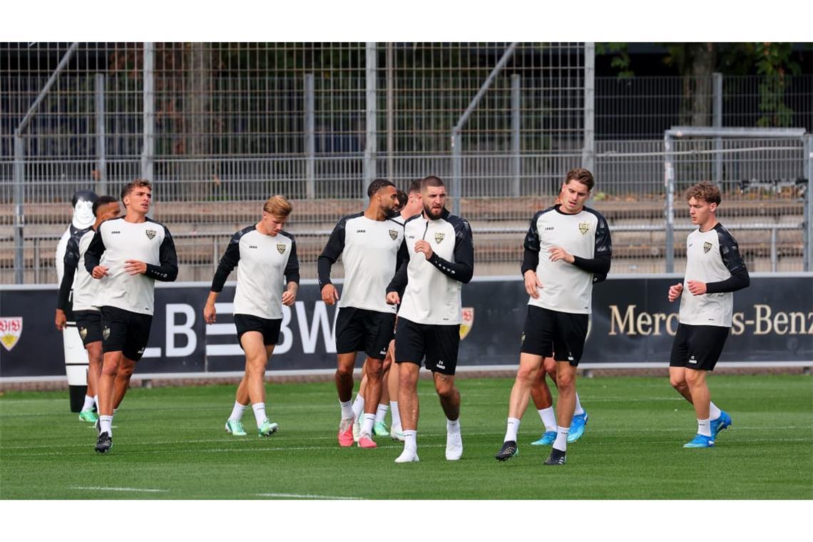 Impressionen vom VfB-Training am 19. Oktober 2026