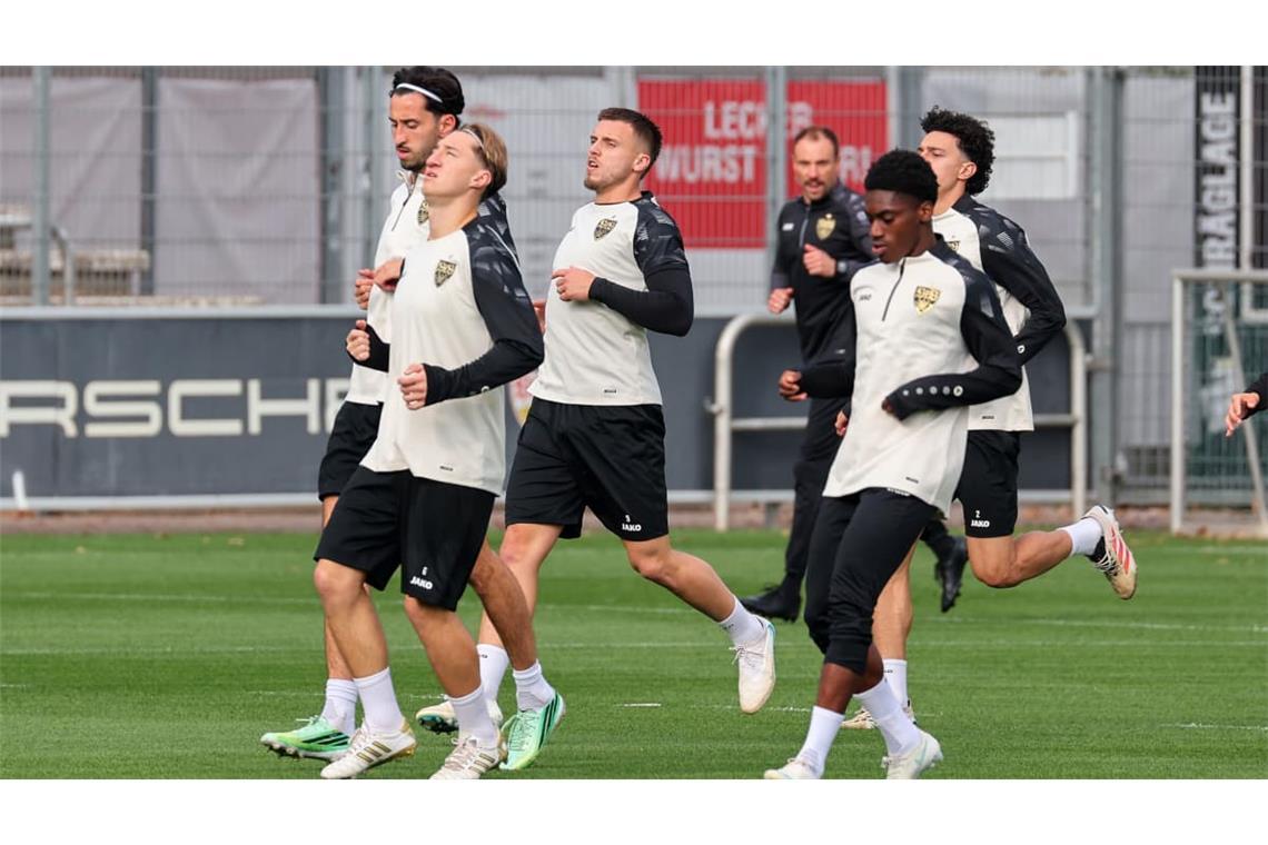 Impressionen vom VfB-Training am 19. Oktober 2026