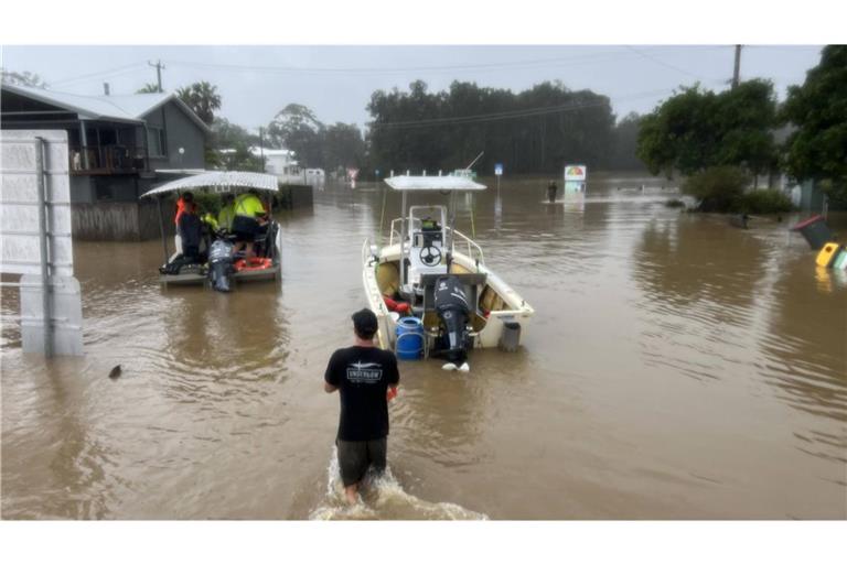 In Australien herrschen schwere Überschwemmungen.