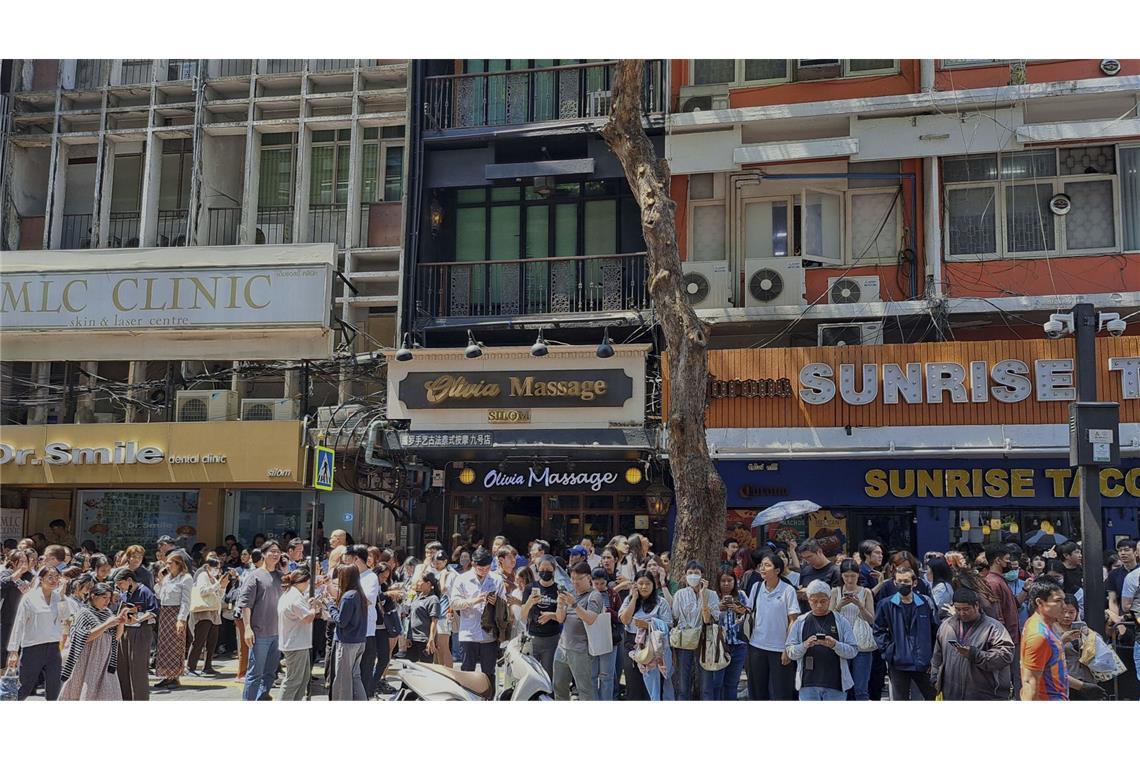Hochhaus in Bangkok eingestürzt – Dutzende Verschüttete In Bangkok bebte minutenlang die Erde ...