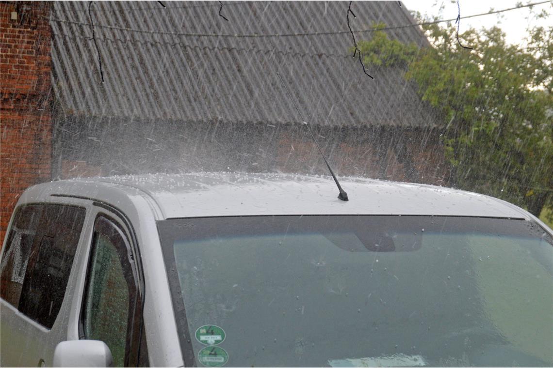 In Bayern kann es heute Unwetter geben (Archivbild).