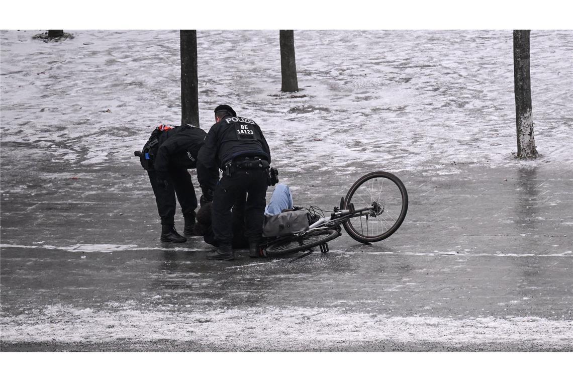 In Berlin ist es seit Tagen glatt (Archivbild).