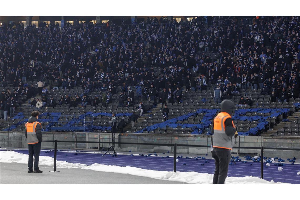 In Berlin kam es zu unschönen Szenen.