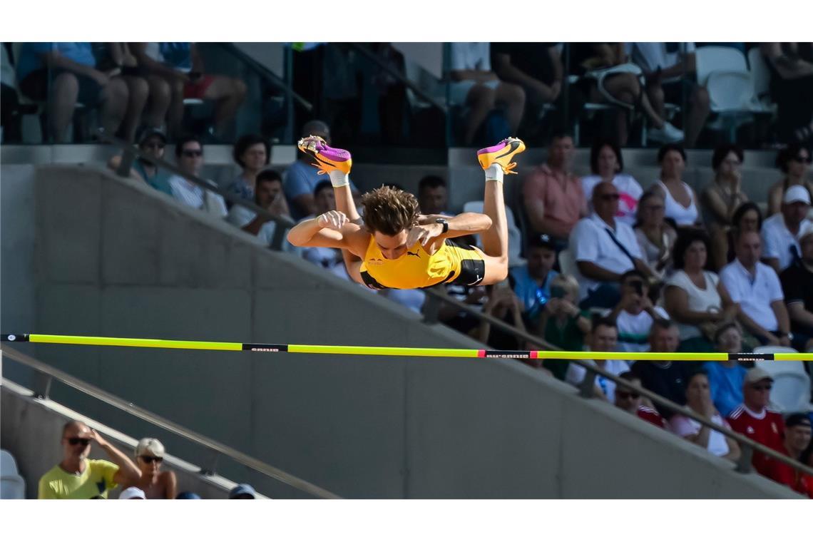 In Budapest wurde Duplantis 2023 auch Weltmeister.