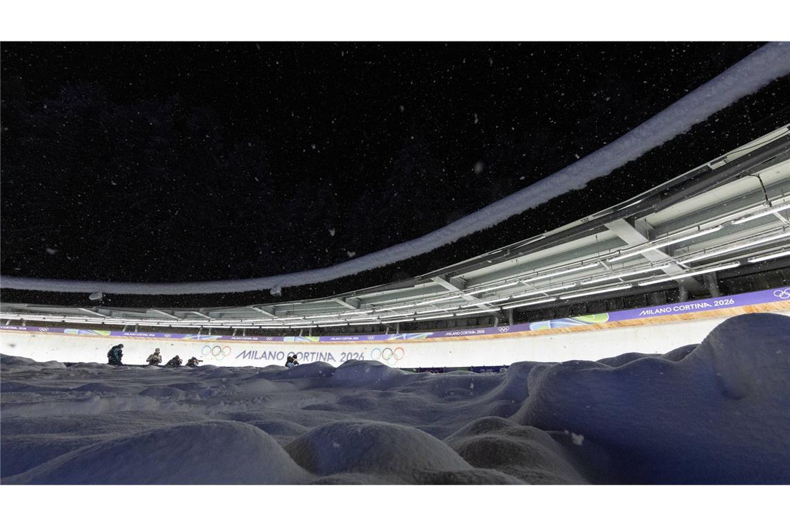 In Cortina d’Ampezzo hat es am Mittwoch und Donnerstag ordentlich geschneit.