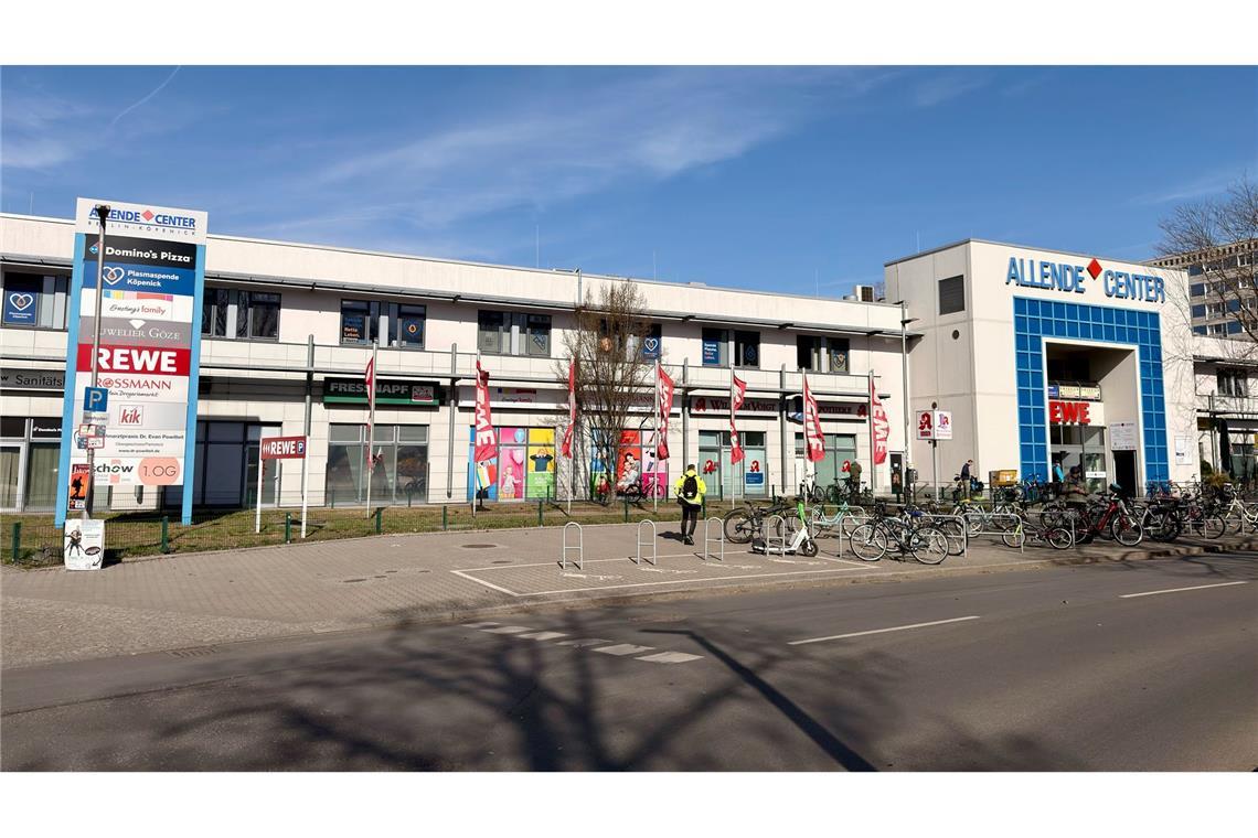 In dem Einkaufszentrum hatte sich ein Wildschwein verirrt.