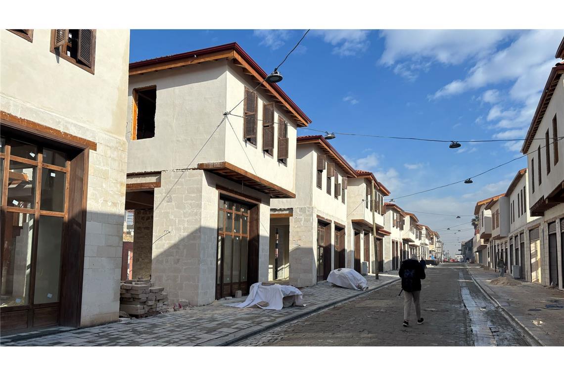 In der Altstadt werden die Häuser im historischen Stil wieder aufgebaut