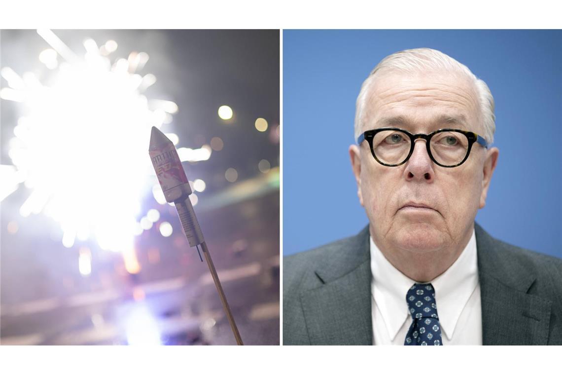 In der Debatte um ein Böllerverbot an Silvester hat Ärztepräsident Klaus Reinhardt (r.) eindringlich an die Innenminister von Bund und Ländern appelliert (Archivfoto).