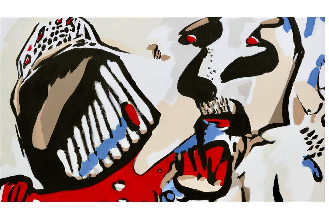 Galerienrundgang Art Alarm: Zwei Lange Kunst-Tage in Stuttgart In der Galerie Z: Bettina Patermo, Mitten ins Gesicht