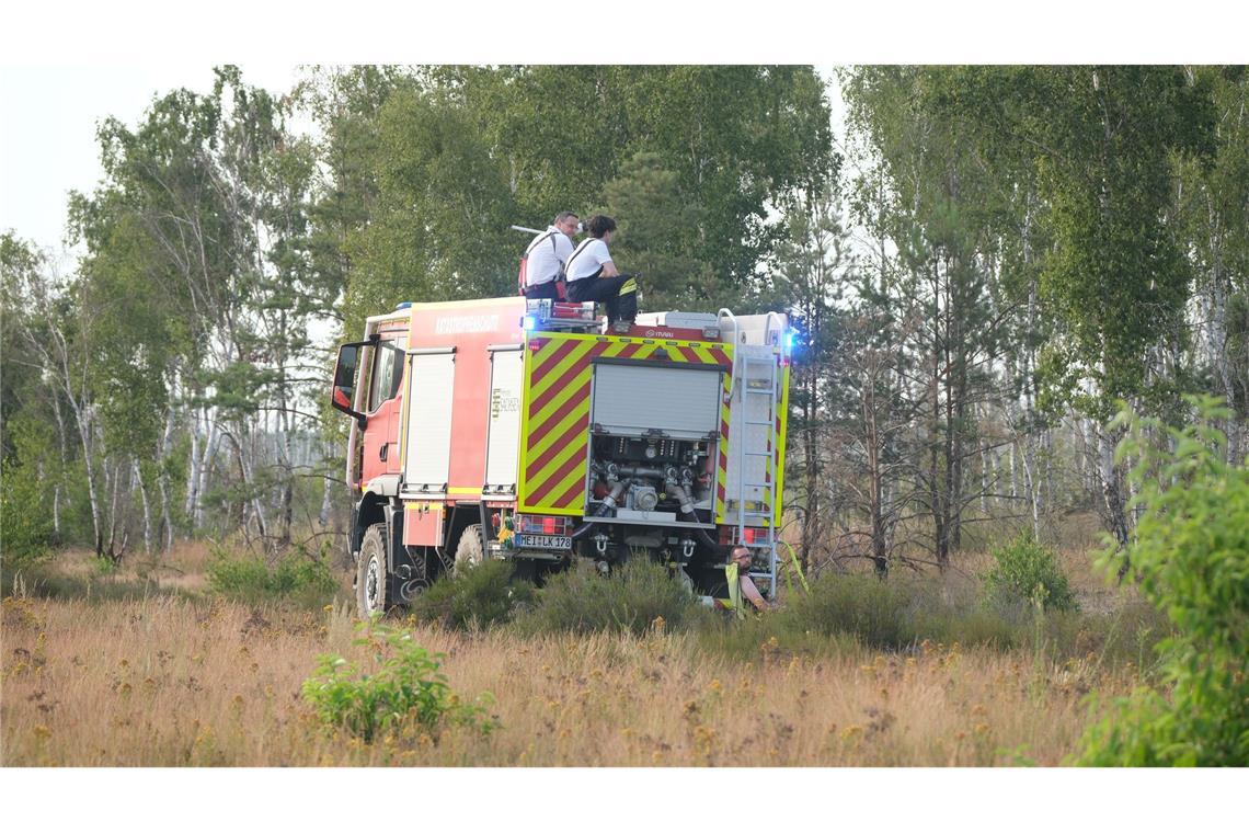 Erneut Waldbrand in der Gohrischheide ausgebrochen