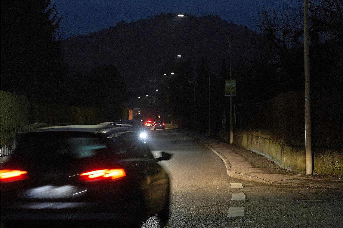 In der Hörschbachstraße ist ein falscher LED-Lampentyp beschafft worden. Die Stadt muss dies beheben. Archivfoto: J. Fiedler
