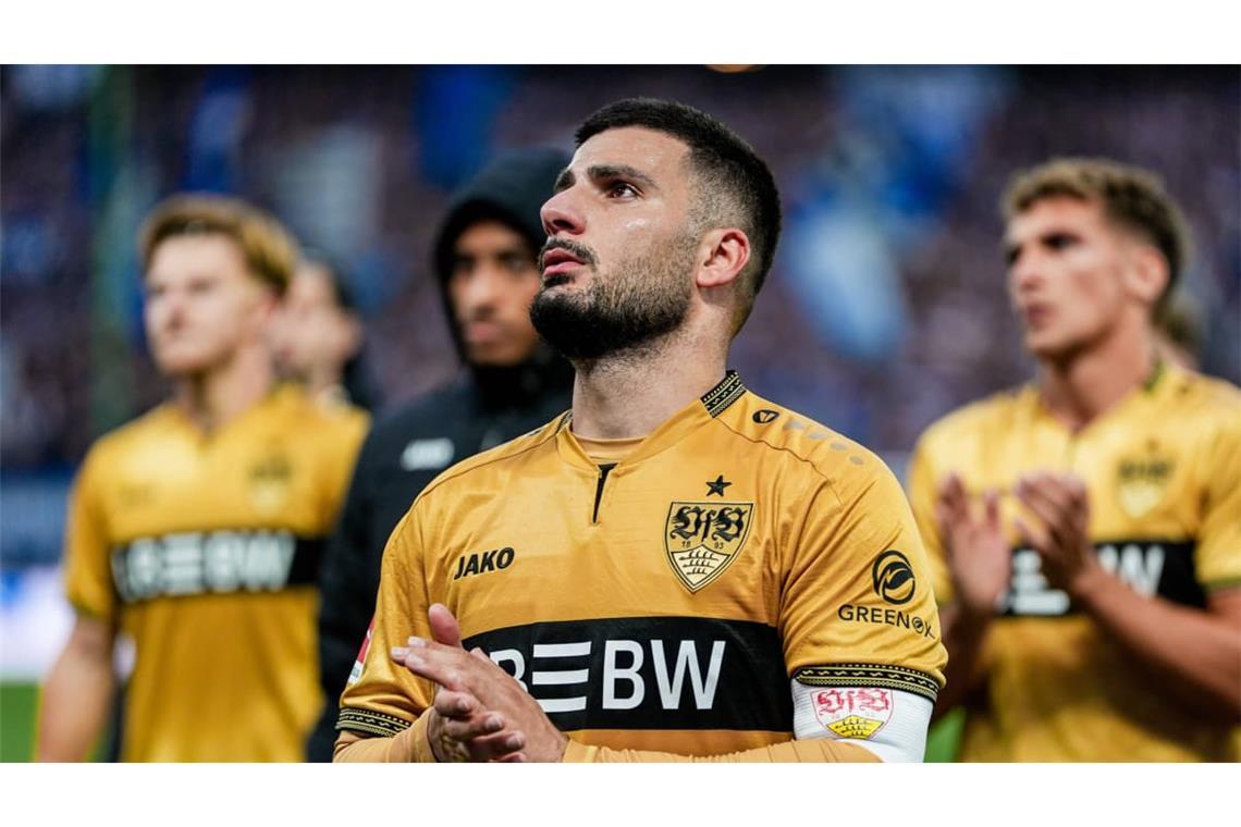 In der Liga nach sechs Spielen bislang ohne Treffer und ohne Vorlage: VfB-Kapitän Deniz Undav