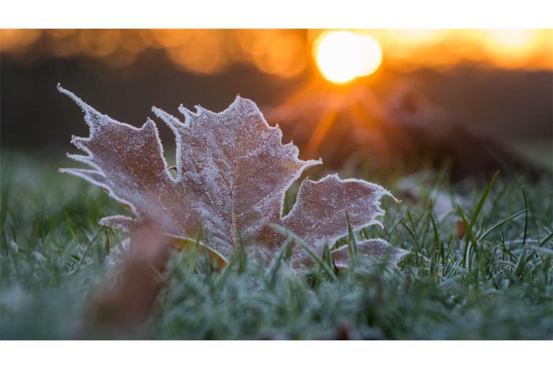 In der Nacht kann es Frost geben.