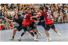 In der Oberliga-Partie in der Langhanshalle ging es hoch her.