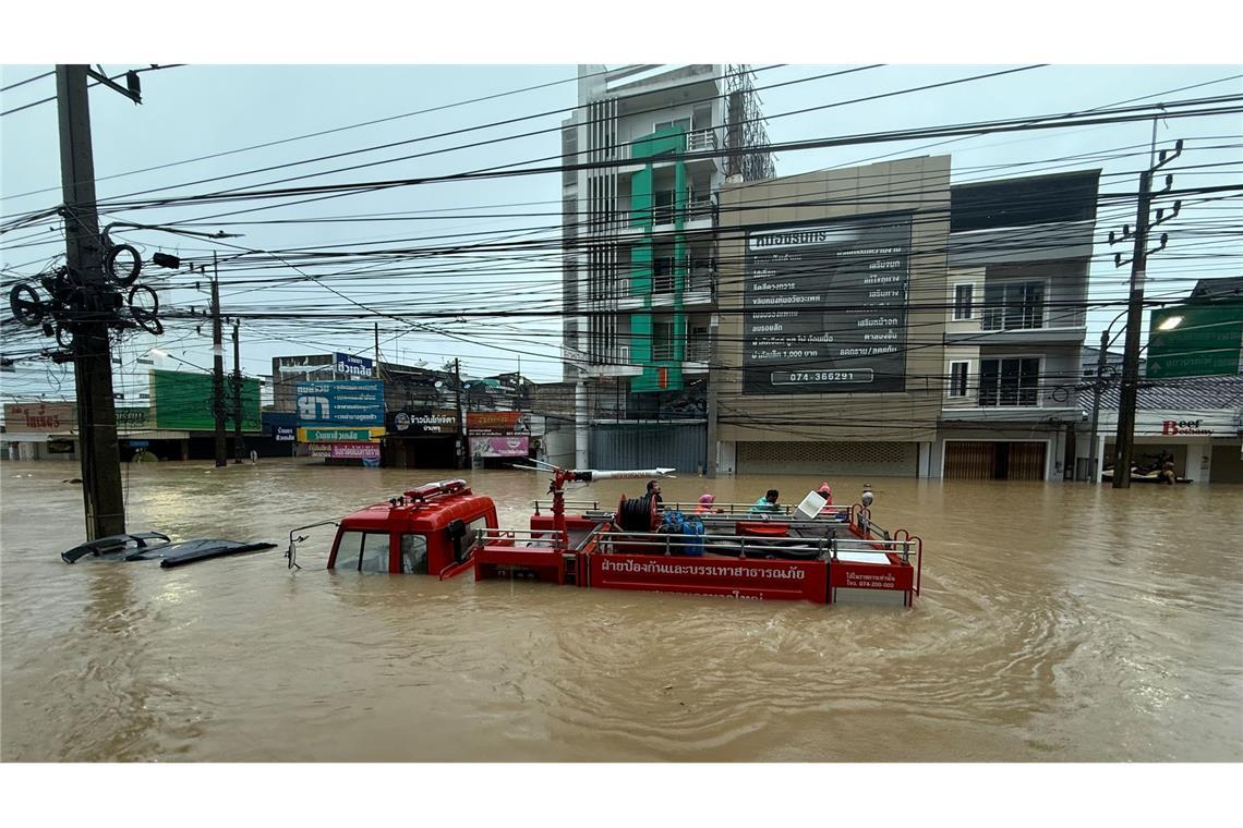 In der Provinz Songkhla in Südthailand ist die Lage katastrophal.