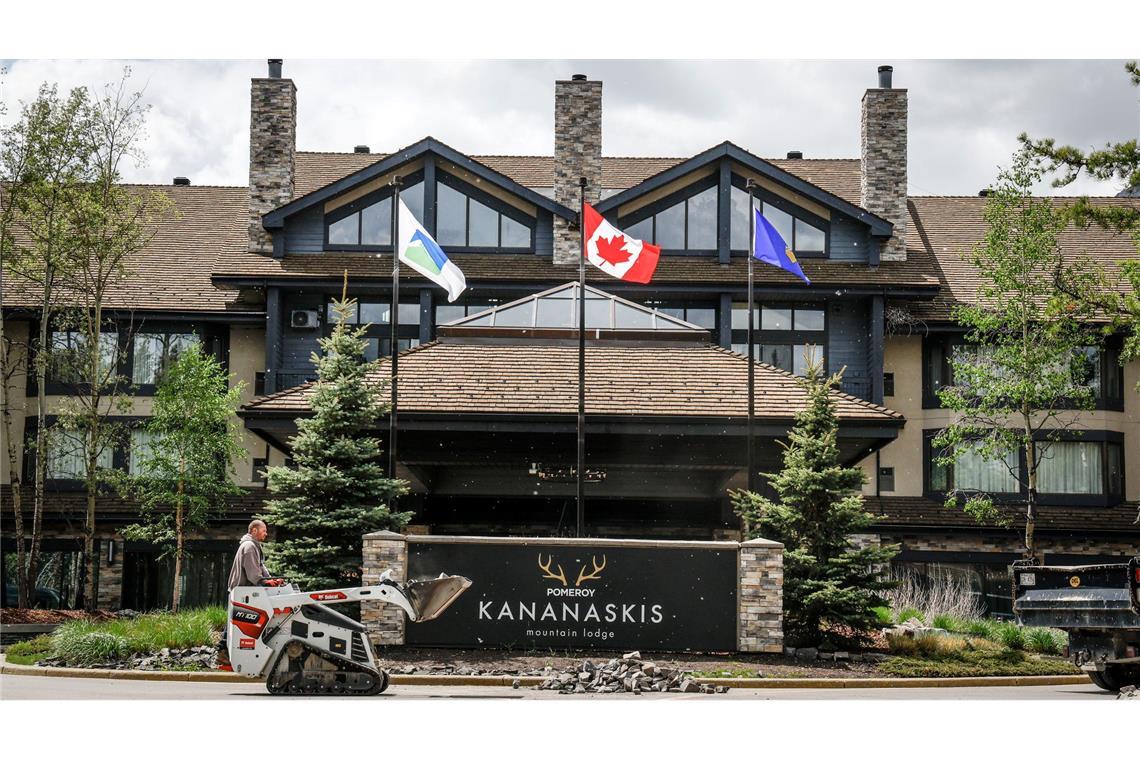 Merz spricht am Rande des G7-Gipfels 20 Minuten mit Trump In diesem Hotel treffen sich die Staats- und Regierungschefs. (Archivbild)