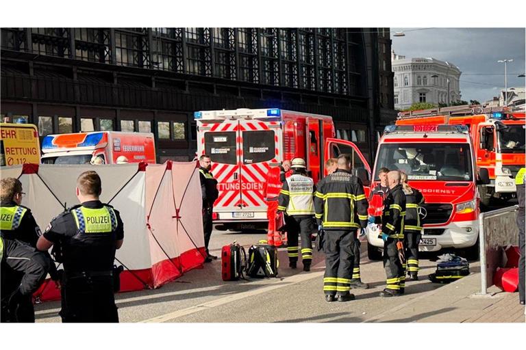In Hamburg kam es am Freitag zu einem Messerangriff.