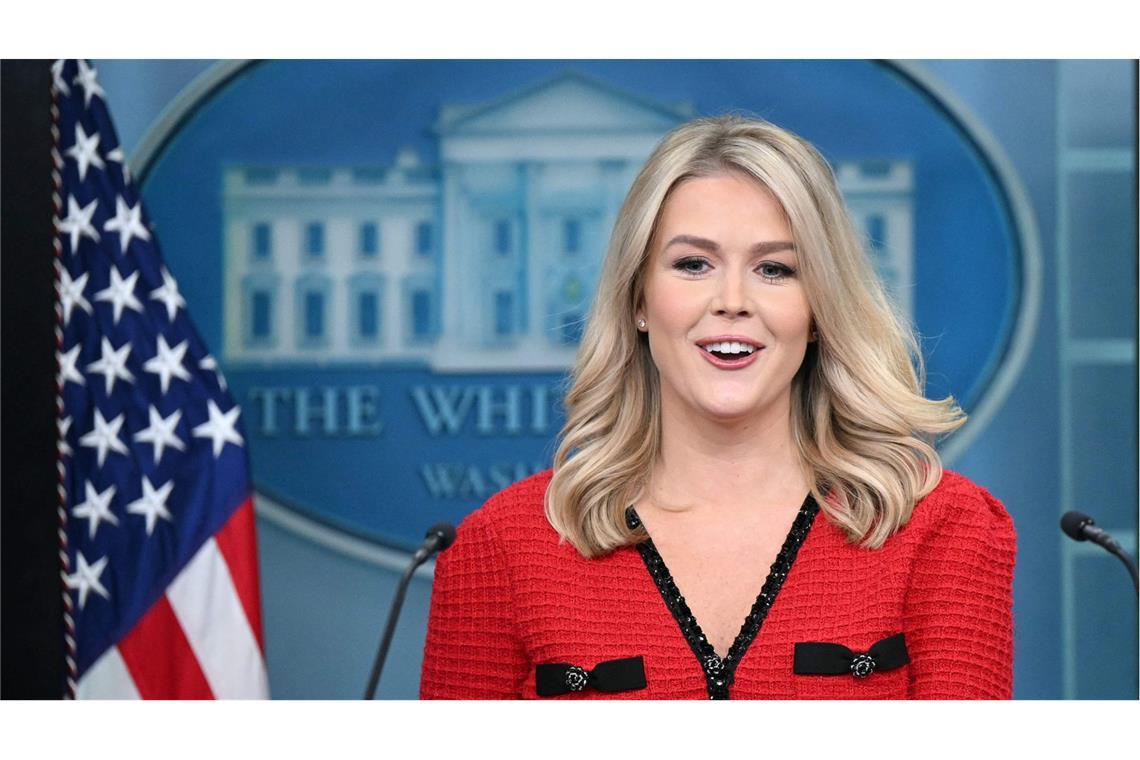 Karolin Leavitt: Trumps knallharte „Wunderfrau“ für die Medien In ihrem ersten Briefing wirkte Leavitt routiniert und sicher im Austausch mit den Medien.