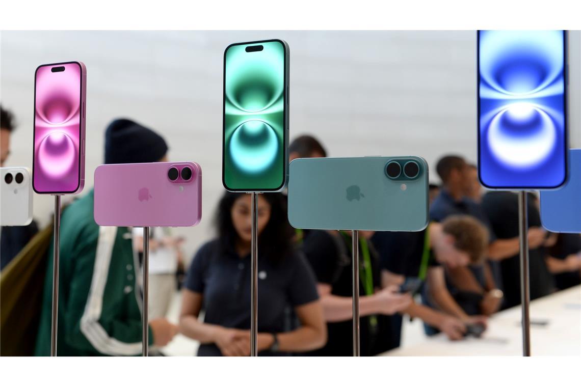 Medien: Apple setzt auf iPhones aus Indien für US-Markt In Indien können inzwischen alle iPhone-Modelle zusammengebaut werden. (Archivbild)