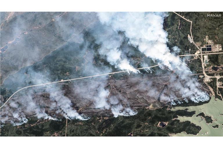 In Kanada sind viele Waldbrände außer Kontrolle.