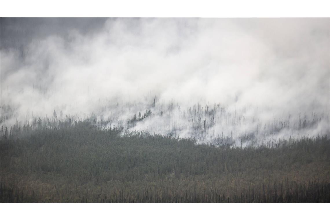 Mehr als tausend Menschen müssen Häuser verlassen In Kanada wüten derzeit noch mehr als 650 Brände. (Archivbild)
