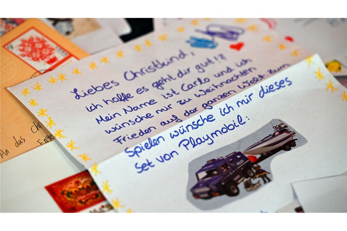 Zehntausende Briefe erreichen Weihnachtspostämter In katholisch geprägten Gegenden richten Kinder ihre Briefe eher ans Christkind. (Archivbild)