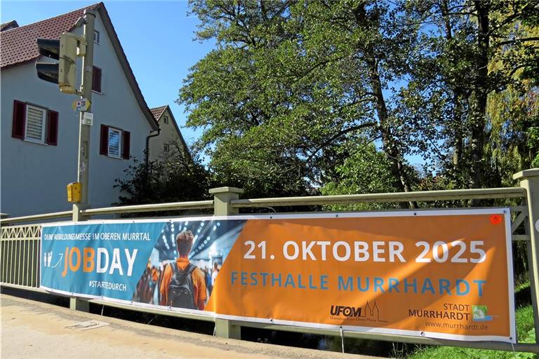 In knapp einer Woche öffnet die Ausbildungsmesse Jobday in der Murrhardter Festhalle ihre Tore. Foto: Christine Schick