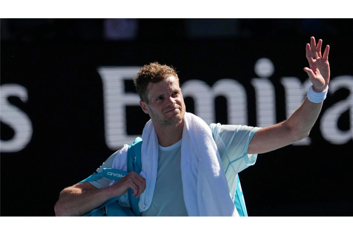 In Madrid muss sich Yannick Hanfmann früh aus dem Turnier verabschieden. (Archivbild)
