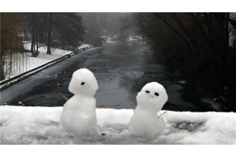 In manchen Teilen Baden-Württembergs könnte es am Sonntag schneien (Symbolbild).