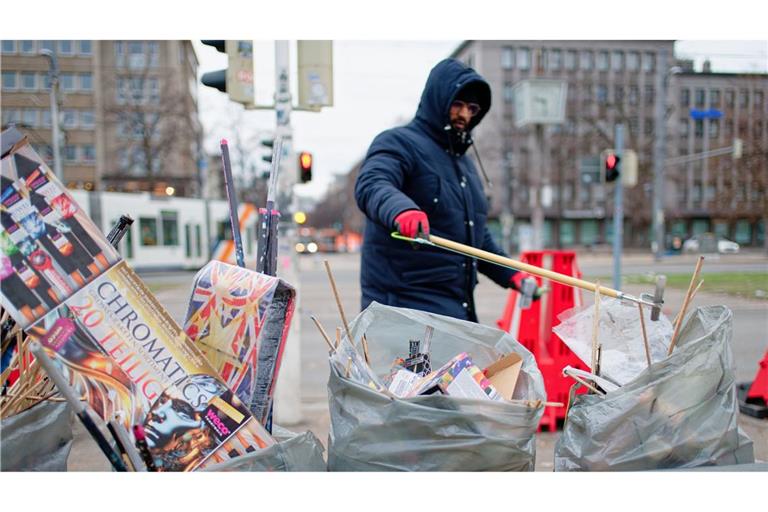 In Mannheim beteiligten sich rund 70 junge Menschen am Neujahrsputz.