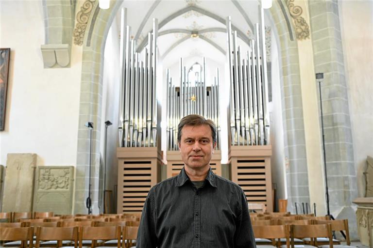 In Murrhardt hat Steffen Balbach seine ersten Schritte in der musikalischen Ausbildung gemacht, nun wird er als Kantor selbst Menschen in dieser Hinsicht begleiten. Foto: Elisabeth Klaper