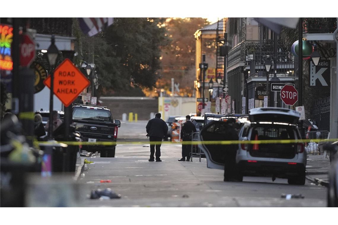 FBI sieht Tat als „Terrorakt“ – Fahrer tot In New Orleans starben zehn Menschen.