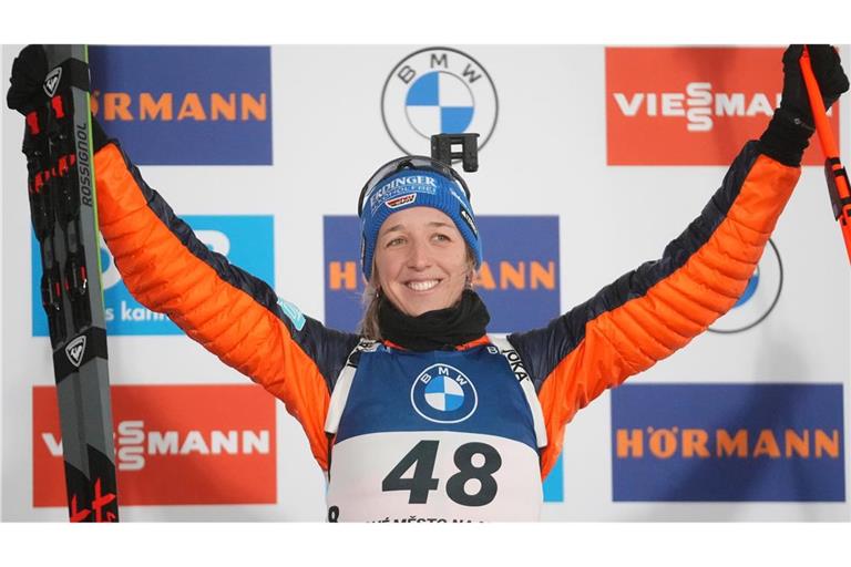 In Nove Mesto gab es für Preuß den einzigen Podestplatz in dieser Saison. (Archivbild)