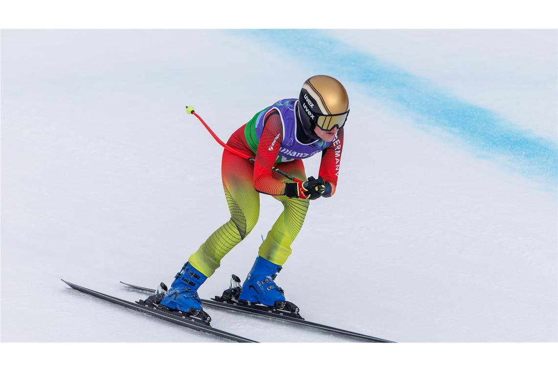 In rasender Fahrt: Andrea Rothfuss.