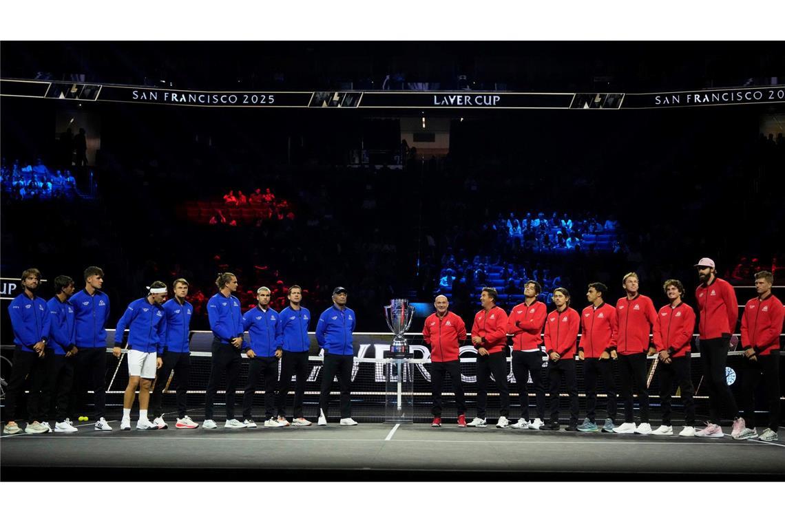 In San Francisco stehen sich beim Laver Cup Team Europa und Team Welt gegenüber.